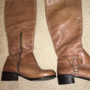 Vince Camuto size 7 leather boots freshly resoled